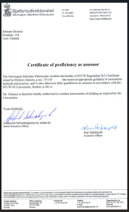 Assessor-bekreftelse